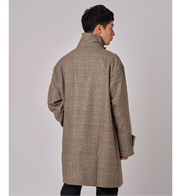 EDIFICE「MACKINTOSH(マッキントッシュ) 別注 HUMBIE/ハンビー SL "グレンチェック"」|ステンカラーコート|