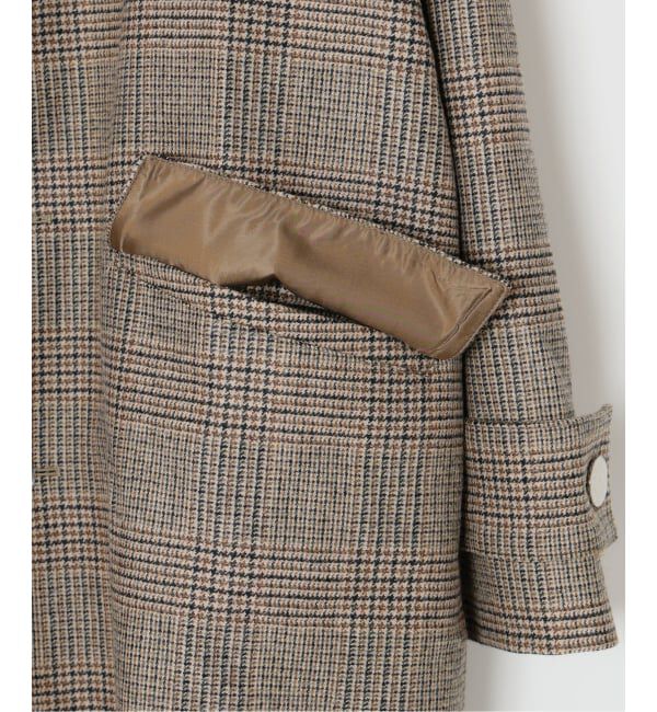 EDIFICE「MACKINTOSH(マッキントッシュ) 別注 HUMBIE/ハンビー SL "グレンチェック"」|ステンカラーコート|