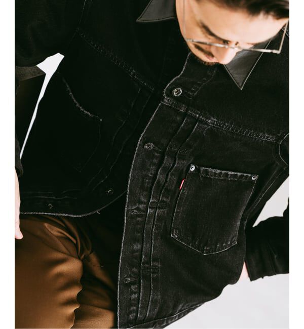 EDIFICE「Levi&rsquo;s(リーバイス) 別注 2nd Type トラッカー ジャケット」|デニムジャケット|