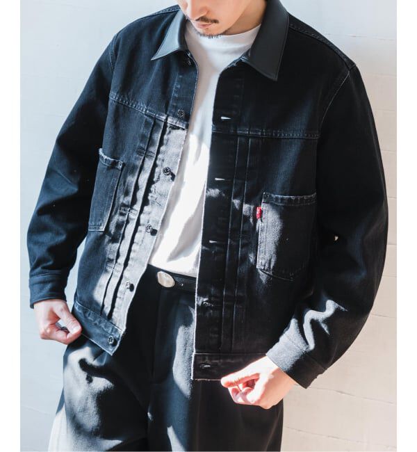 EDIFICE「Levi&rsquo;s(リーバイス) 別注 2nd Type トラッカー ジャケット」|デニムジャケット|