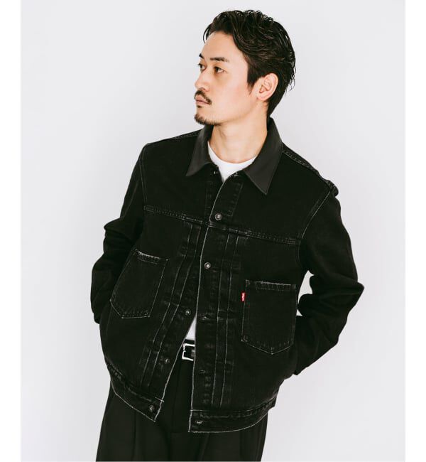 EDIFICE「Levi&rsquo;s(リーバイス) 別注 2nd Type トラッカー ジャケット」|デニムジャケット|