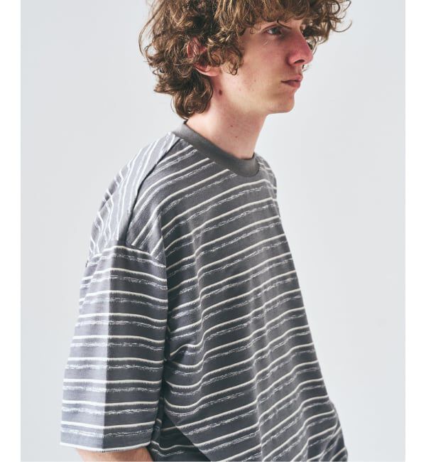 417 EDIFICE「メランジ ボーダーTシャツ」|Tシャツ・カットソー|