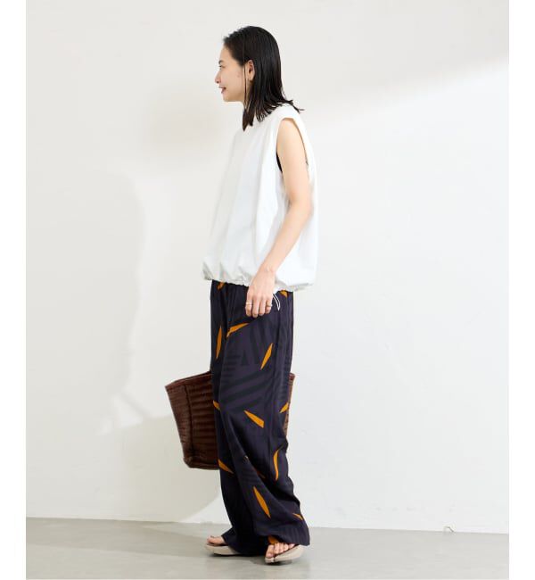 JOURNAL STANDARD「《追加2》シャーリングノースリーブＴシャツ」|Tシャツ・カットソー|