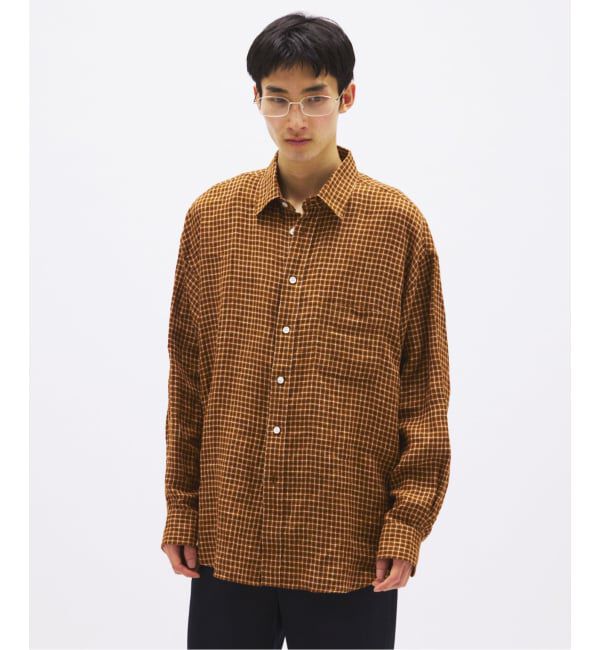 JOURNAL STANDARD「チェック ソフト リネン シャツ」|シャツ・ブラウス|