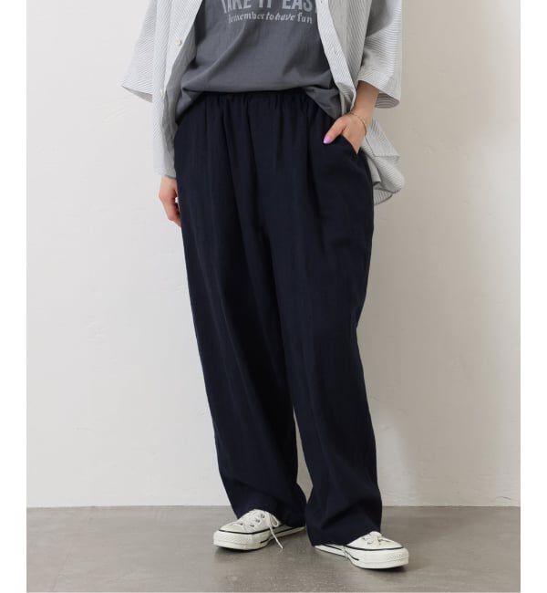 journal standard luxe「LCワッシャー イージーパンツ」|その他|ネイビー