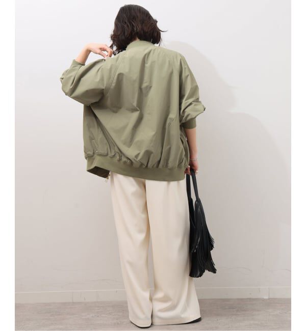 JOURNAL STANDARD relume「《追加》［手洗い可］ウォッシャブルナイロンダブルジップMA-1」|ブルゾン・スタジャン|
