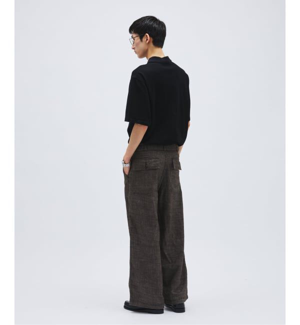 JOURNAL STANDARD「リネン ライク デニム ベルテッド パンツ」|カーゴ|