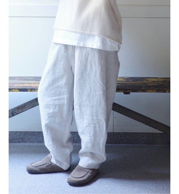 journal standard luxe「リネンペーパークロス ボーパンツ」|その他|