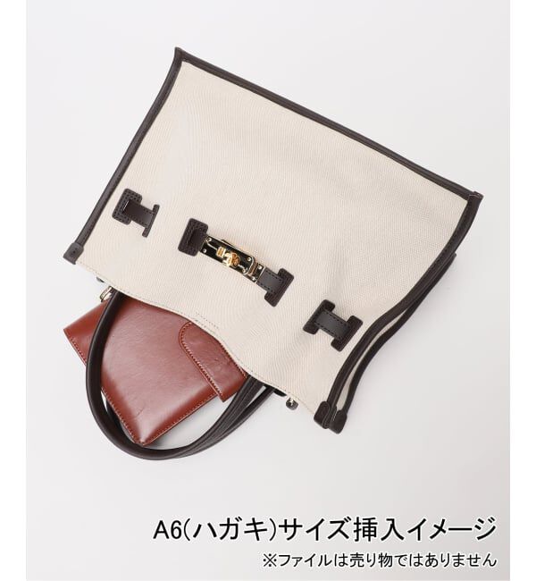 Spick and Span「VIOLAd&rsquo;ORO / ヴィオラドーロ 別注キャンバス*レザートートバッグM*」|トートバッグ|
