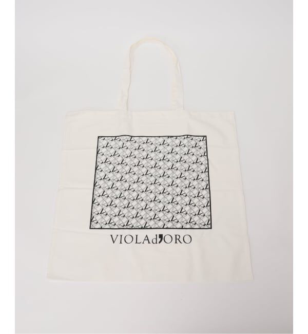 Spick and Span「VIOLAd&rsquo;ORO / ヴィオラドーロ 別注キャンバス*レザートートバッグM*」|トートバッグ|