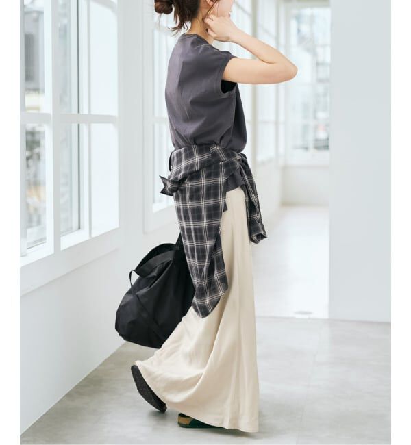 Spick and Span「ウォッシャブルキュプラ マキシスカート」|スカート|