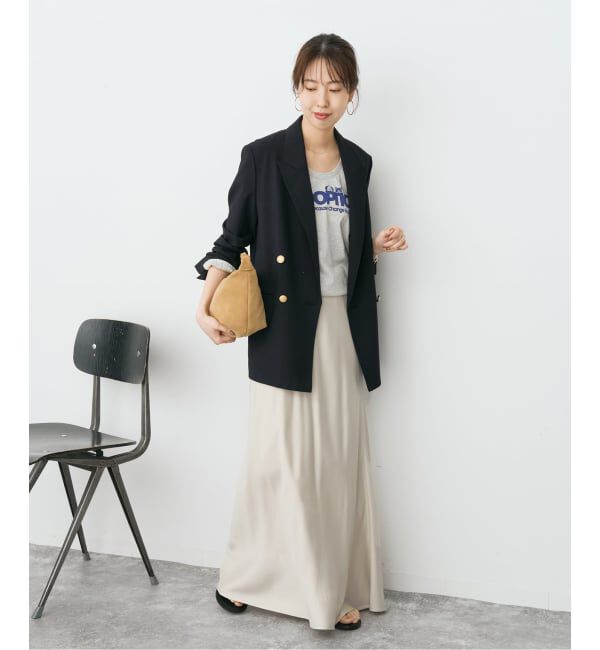 Spick and Span「ウォッシャブルキュプラ マキシスカート」|スカート|
