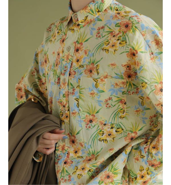 Spick and Span「VIAN / ヴィアン 別注 Flower Big Shirt」|シャツ・ブラウス|