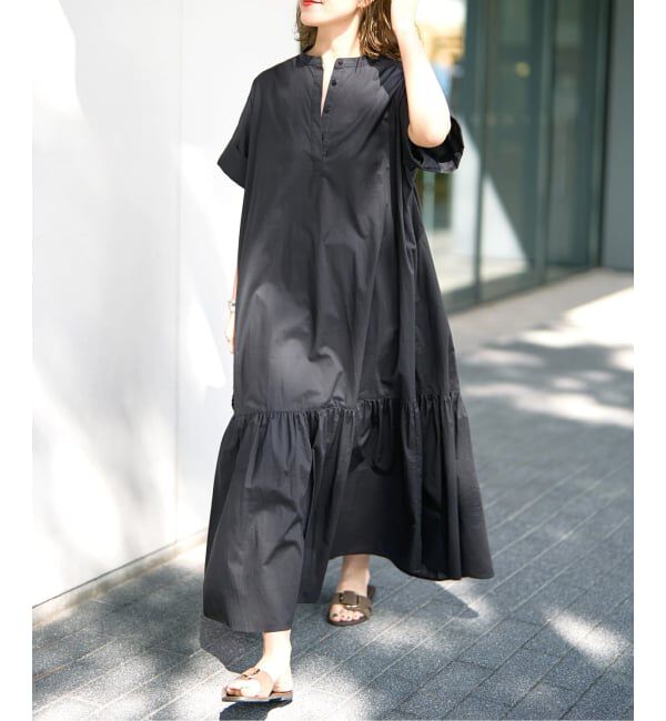 Spick and Span「《追加》ローンティアードマキシワンピース」|ワンピース|