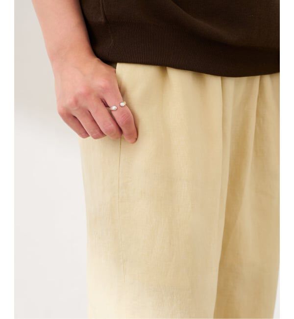 FRAMeWORK「≪予約≫LINEN EASY パンツ」|スラックス|