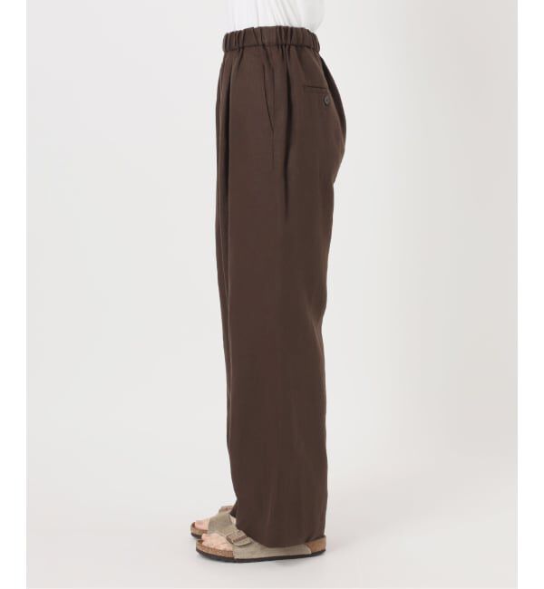 FRAMeWORK「≪予約≫LINEN EASY パンツ」|スラックス|