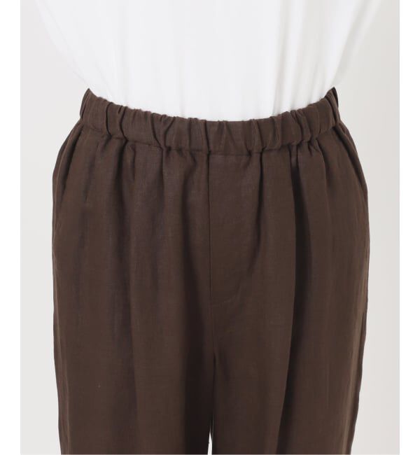 FRAMeWORK「≪予約≫LINEN EASY パンツ」|スラックス|