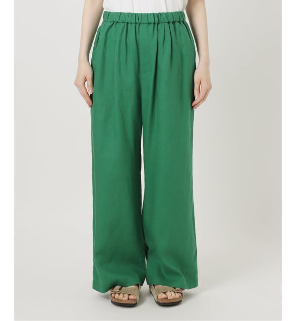 FRAMeWORK「≪予約≫LINEN EASY パンツ」|スラックス|
