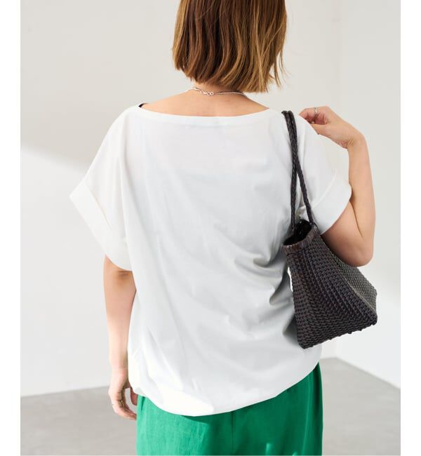 FRAMeWORK「≪予約≫ボートネック裾ドロストプルオーバー」|Tシャツ・カットソー|