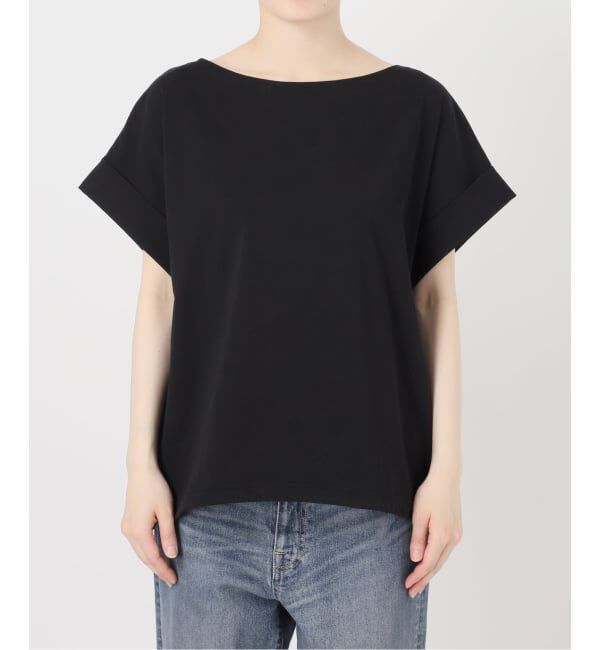 FRAMeWORK「≪予約≫ボートネック裾ドロストプルオーバー」|Tシャツ・カットソー|