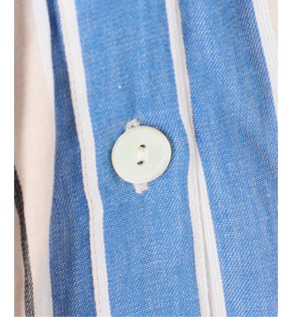 Spick and Span「《WEB限定 / 追加予約》ne Quittez pas Cotton Voile Stripe Waist Gather Dress」|ワンピース|