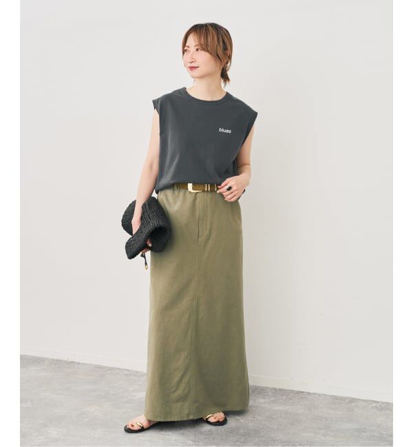 Spick and Span「バックロゴプリントフレンチT」|Tシャツ・カットソー|