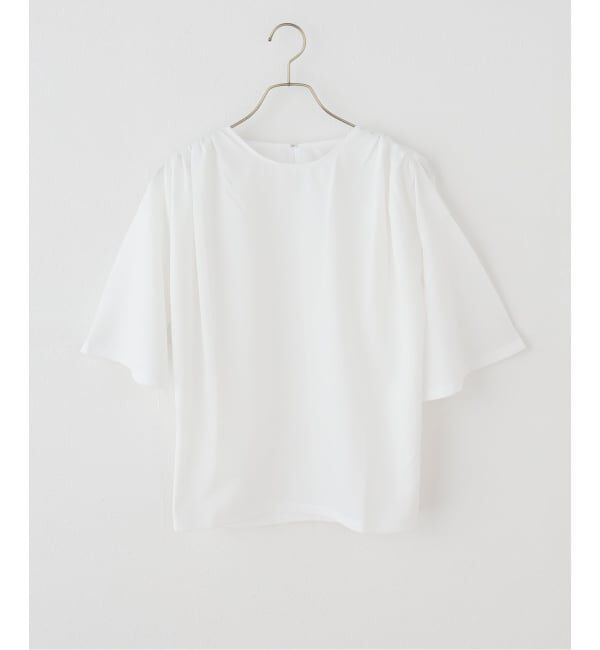 Spick and Span「ソフトギャザープルオーバー」|Tシャツ・カットソー|ホワイト