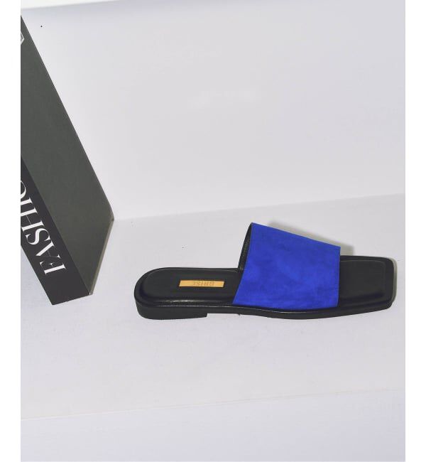 GRISE「GRISE LEATHER SLIDE サンダル」|サンダル|ブルー