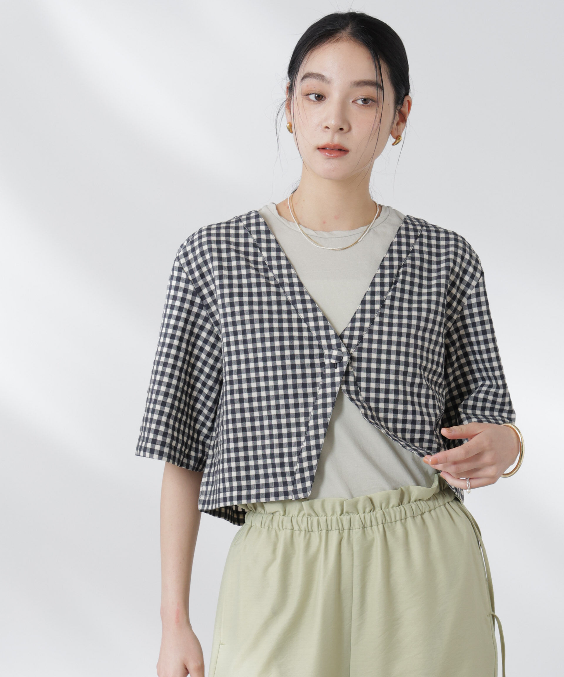 nano･universe「GREYCHORD/SOFIE スリーブレスTシャツ」|Tシャツ・カットソー|