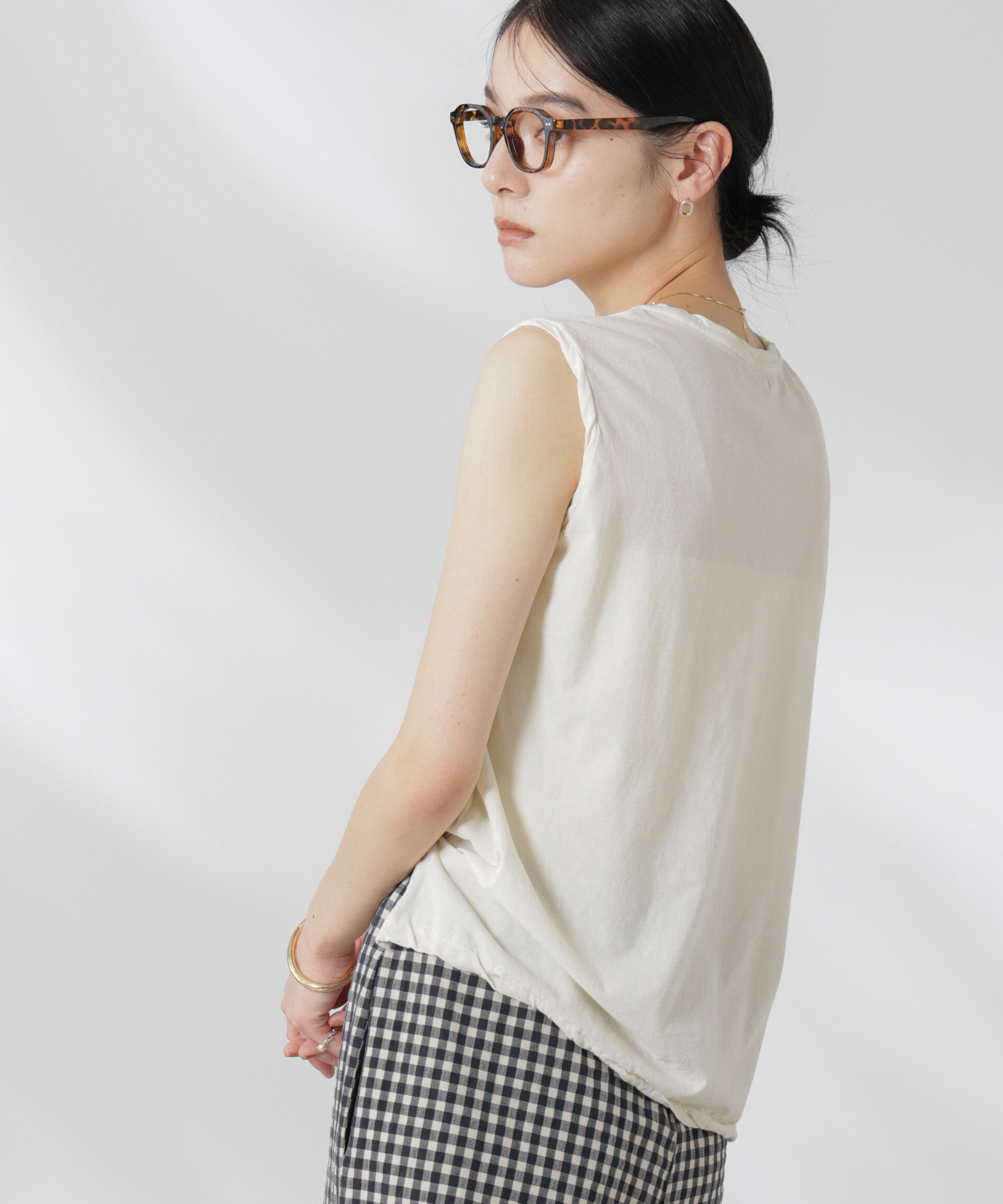 nano･universe「GREYCHORD/SOFIE スリーブレスTシャツ」|Tシャツ・カットソー|