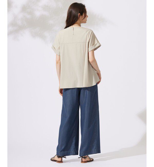 自由区「【カタログ掲載・洗える】テンセルデニムワイド パンツ」|その他|