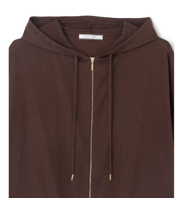 BEIGE,「【洗える】CARNOT / ニットパーカー」|ニット・セーター|
