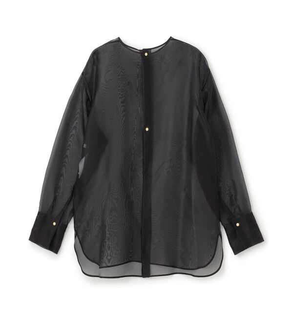 BEIGE,「ERICA / シルクシースルークルーネックブラウス」|シャツ・ブラウス|