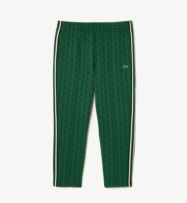 LACOSTE「サイドテーピングモノグラムジャカードトラックパンツ」|その他|
