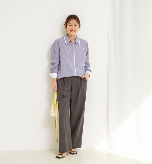 NOLLEY'S「ウォッシャブルドライツイルワイドパンツ」|その他|