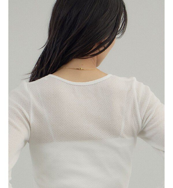 SALON adam et rope'「鹿の子フライスヘンリーネックプルオーバー」|Tシャツ・カットソー|