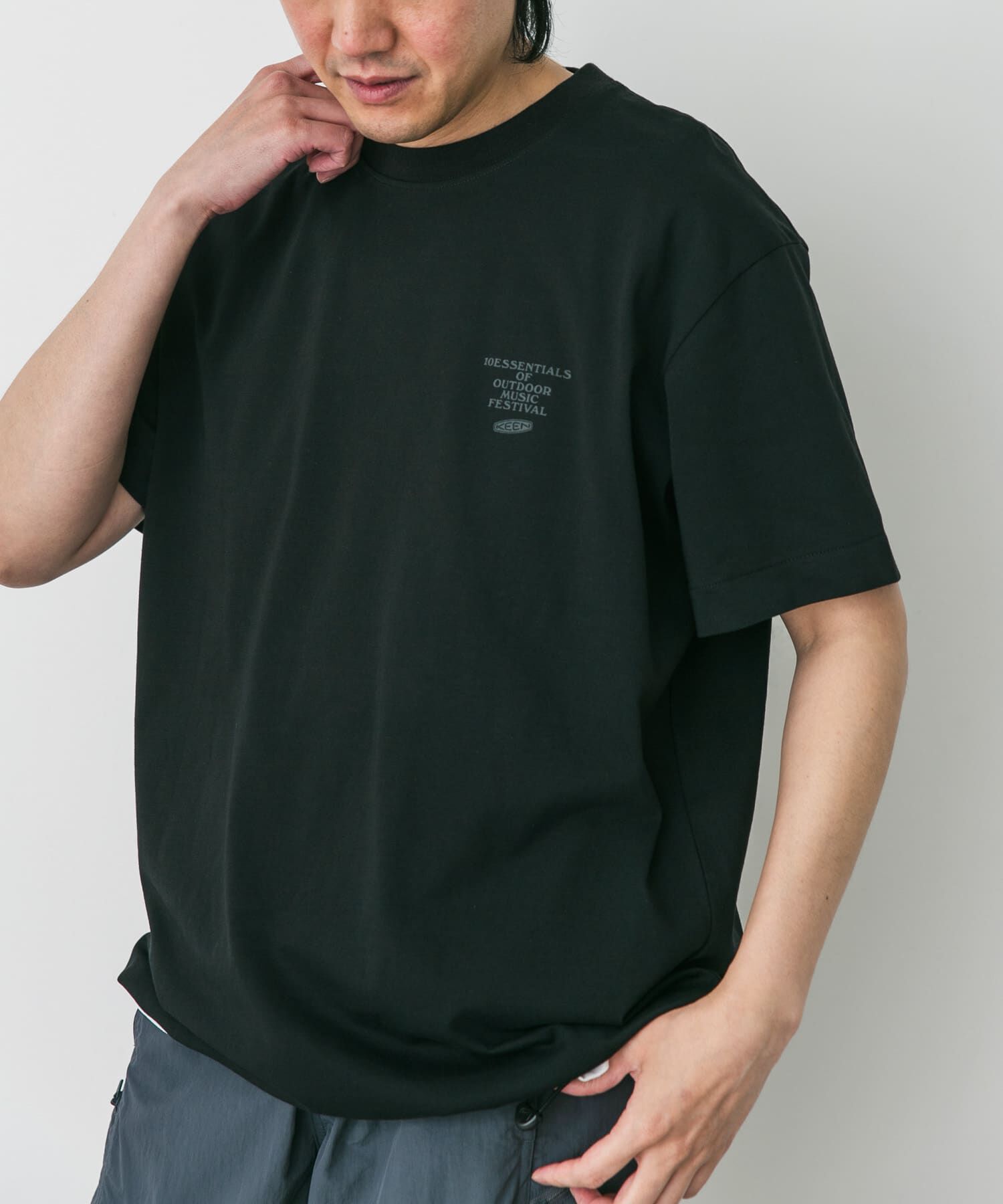 URBAN RESEARCH DOORS「『別注』KEEN&times;DOORS　OC/RP10ESSENTIALS T-SHIRTS」|Tシャツ・カットソー|