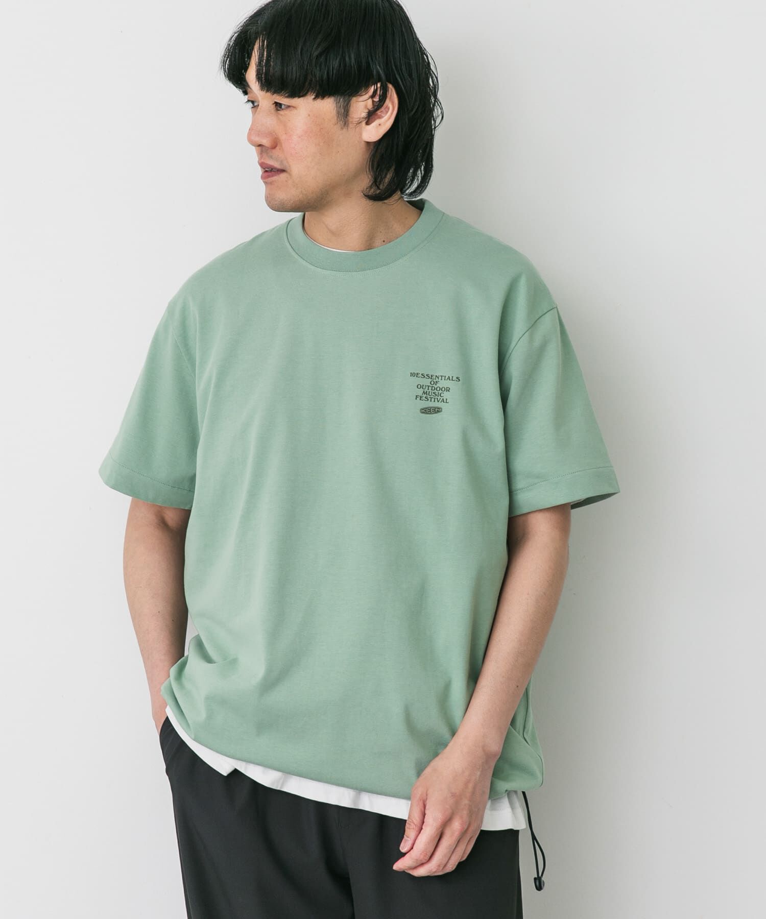 URBAN RESEARCH DOORS「『別注』KEEN&times;DOORS　OC/RP10ESSENTIALS T-SHIRTS」|Tシャツ・カットソー|