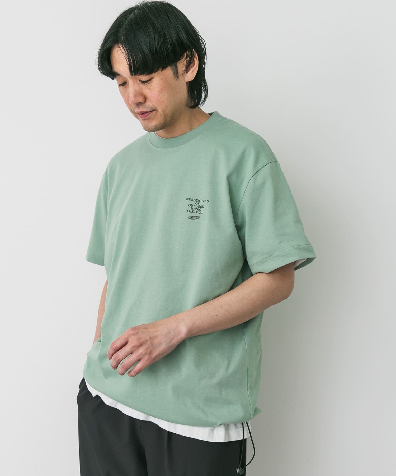 URBAN RESEARCH DOORS「『別注』KEEN&times;DOORS　OC/RP10ESSENTIALS T-SHIRTS」|Tシャツ・カットソー|