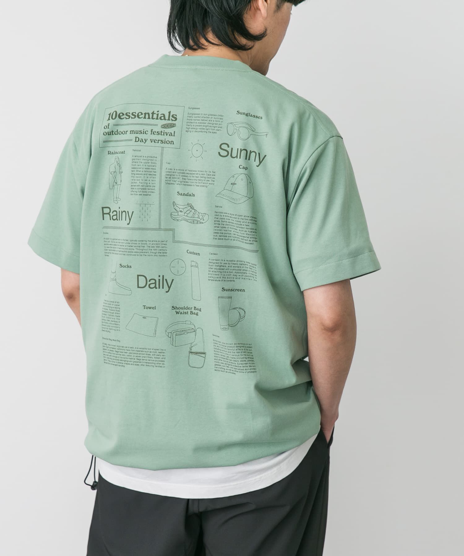 URBAN RESEARCH DOORS「『別注』KEEN&times;DOORS　OC/RP10ESSENTIALS T-SHIRTS」|Tシャツ・カットソー|