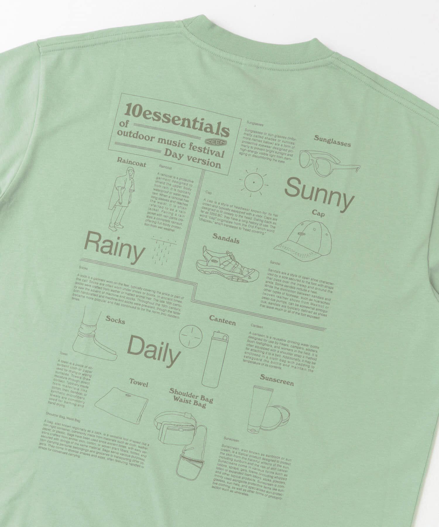 URBAN RESEARCH DOORS「『別注』KEEN&times;DOORS　OC/RP10ESSENTIALS T-SHIRTS」|Tシャツ・カットソー|