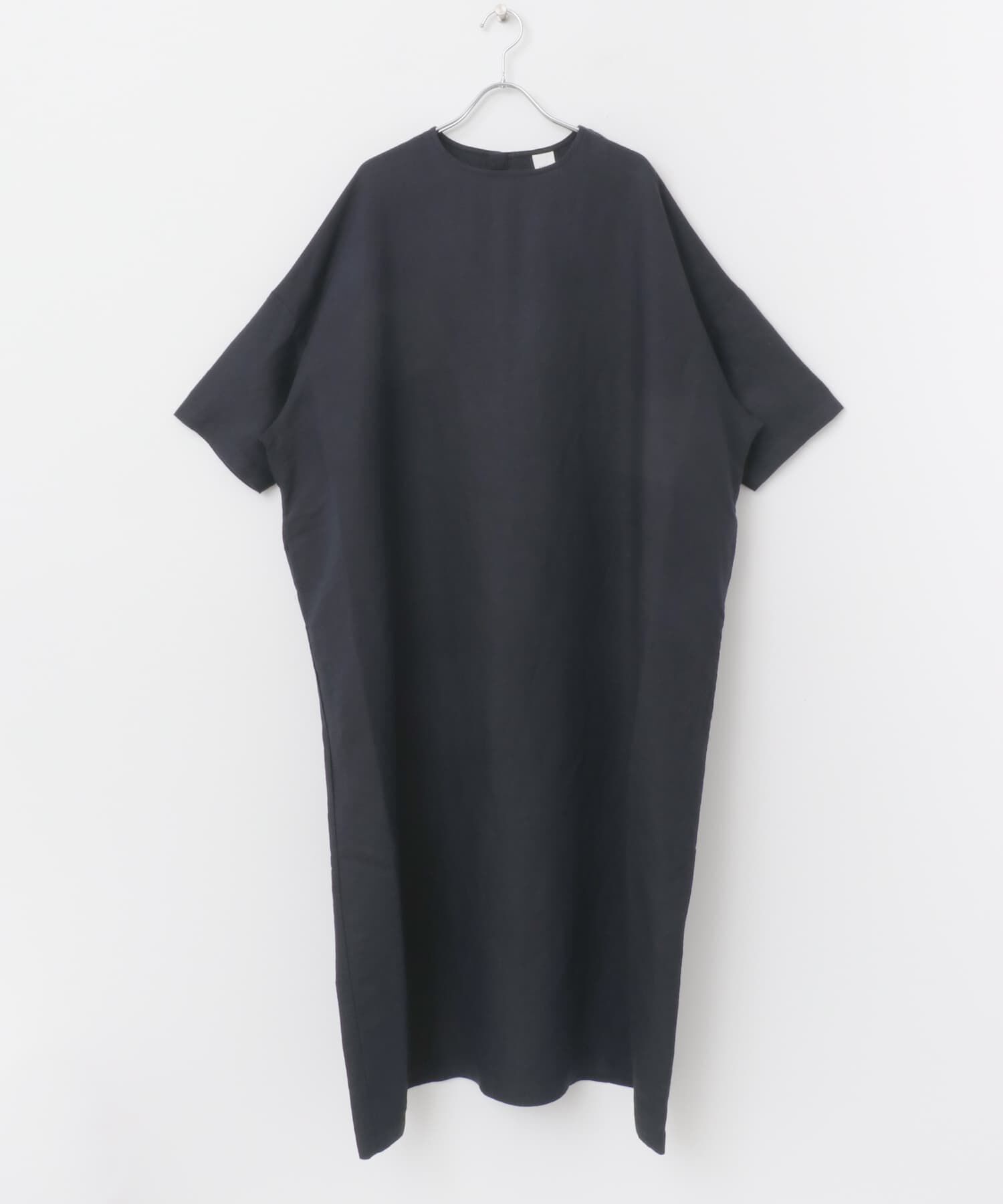 かぐれ「『2サイズ展開』リネンレーヨンワイドワンピース」|ワンピース|