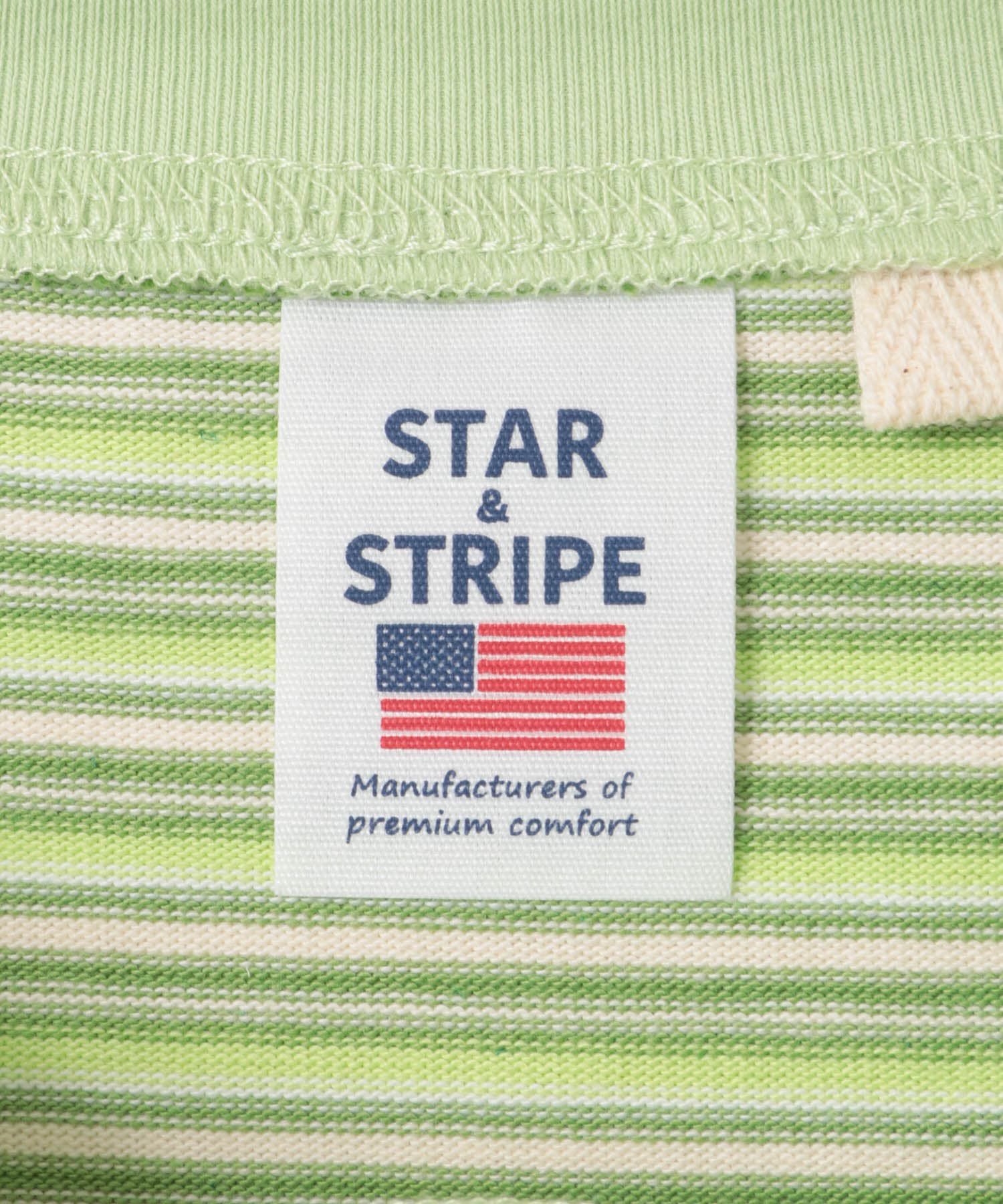 Sonny Label 「『別注』STAR&STRIPE&times;Sonny Label　マルチボーダーTシャツ」|Tシャツ・カットソー|