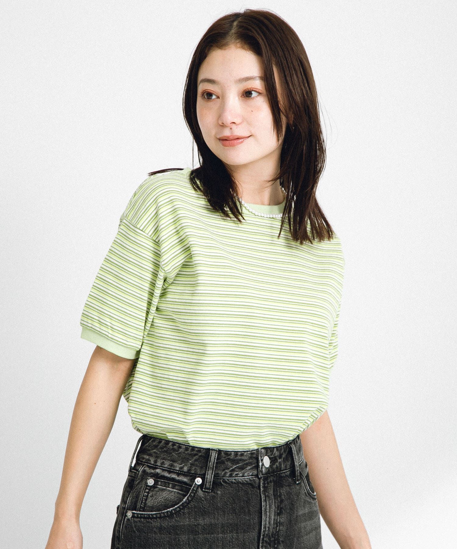 Sonny Label 「『別注』STAR&STRIPE&times;Sonny Label　マルチボーダーTシャツ」|Tシャツ・カットソー|