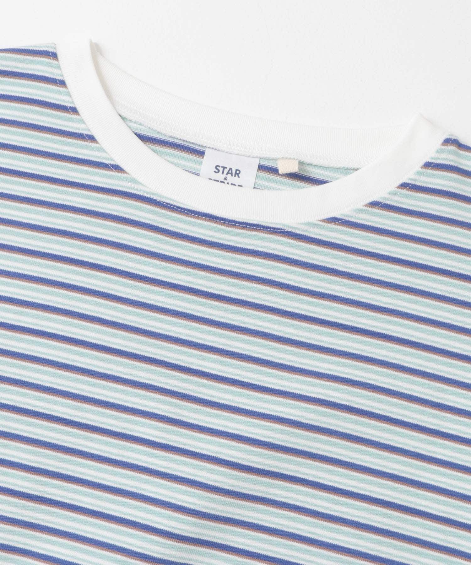 Sonny Label 「『別注』STAR&STRIPE&times;Sonny Label　マルチボーダーTシャツ」|Tシャツ・カットソー|