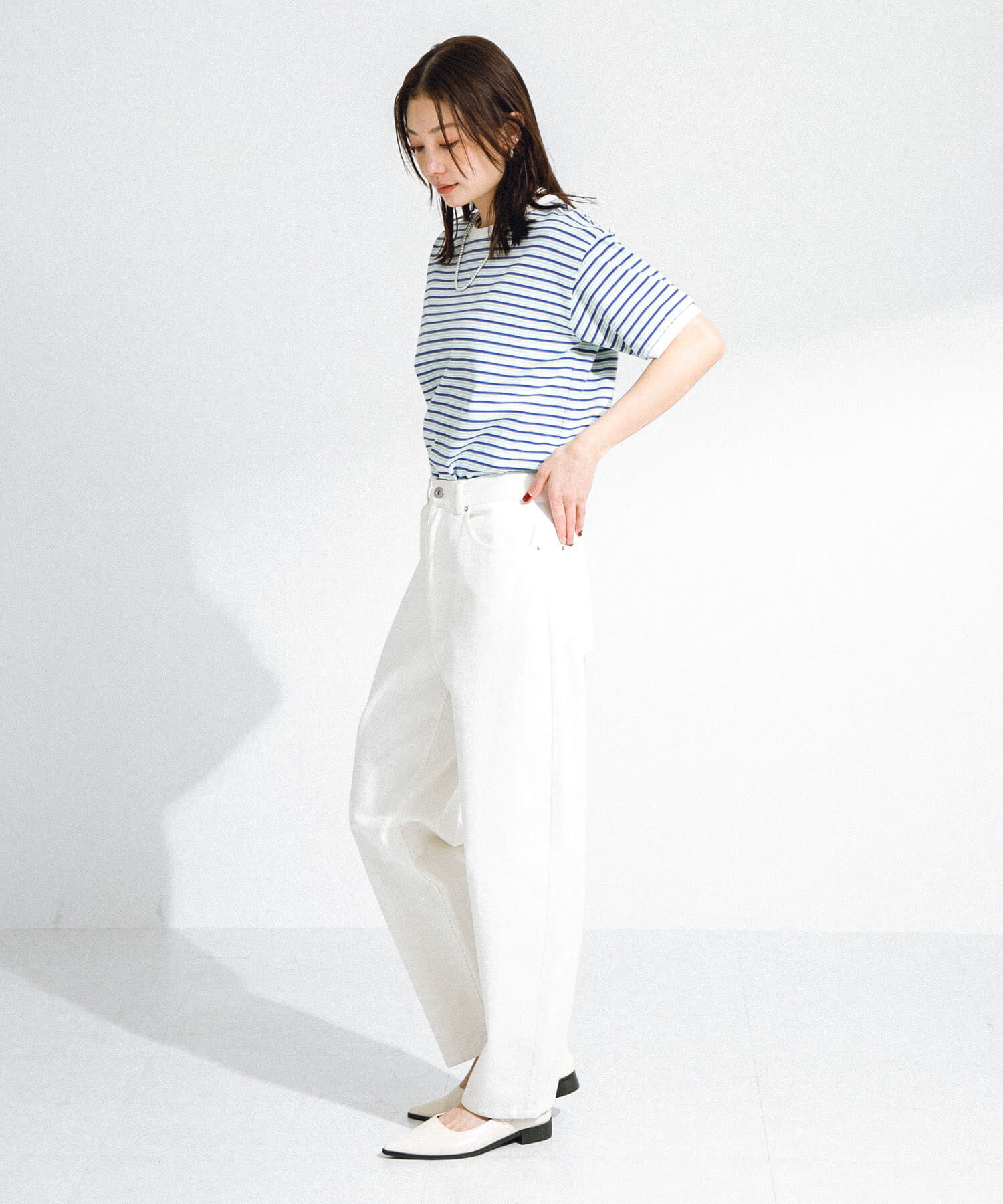 Sonny Label 「『別注』STAR&STRIPE&times;Sonny Label　マルチボーダーTシャツ」|Tシャツ・カットソー|