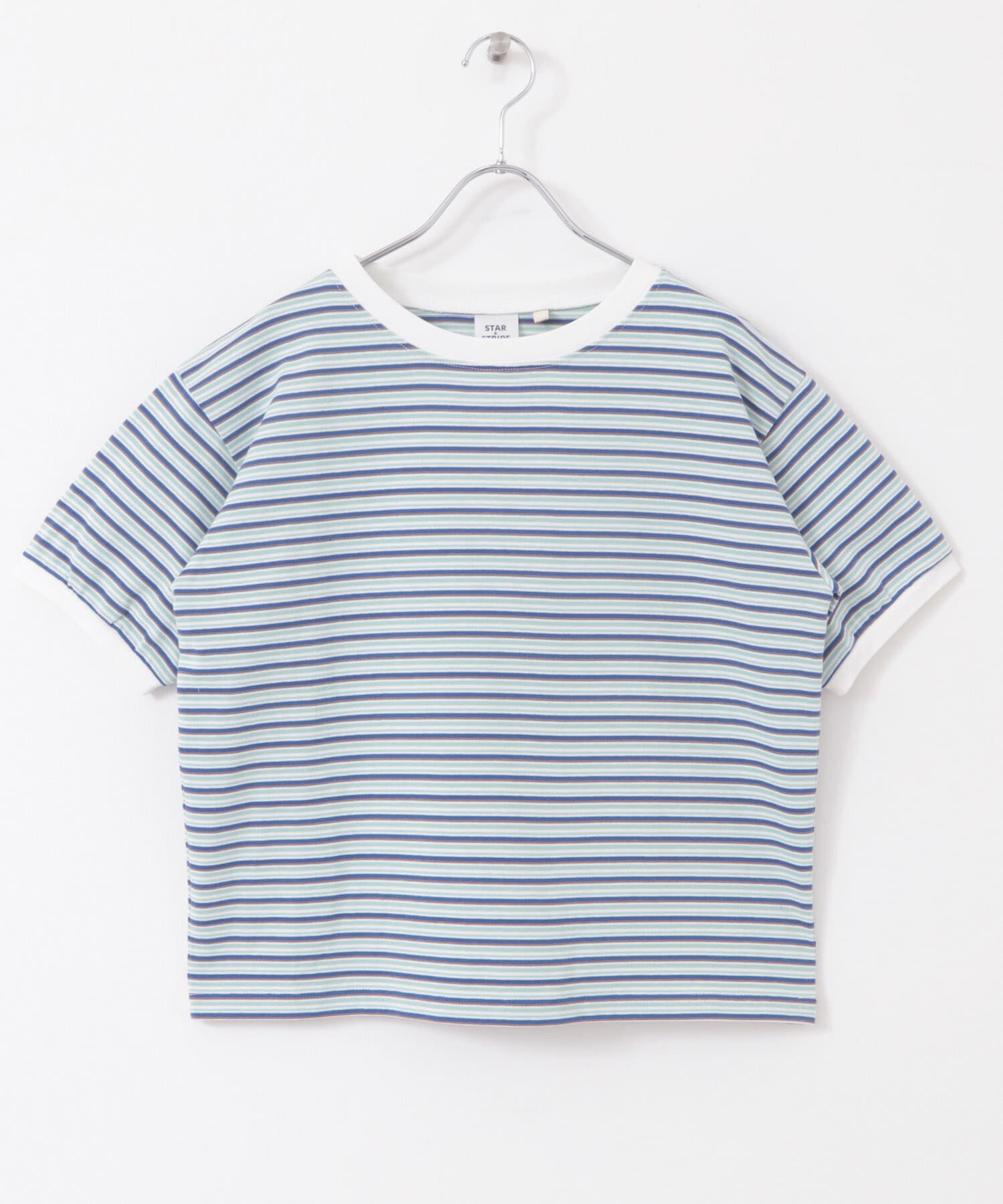 Sonny Label 「『別注』STAR&STRIPE&times;Sonny Label　マルチボーダーTシャツ」|Tシャツ・カットソー|