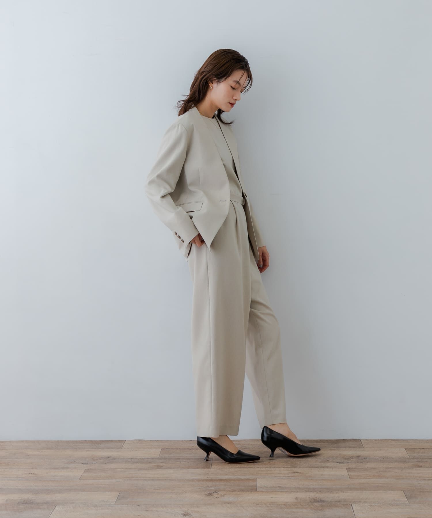 URBAN RESEARCH「『2サイズ展開』ベルト付きオールインワン」|スカート|
