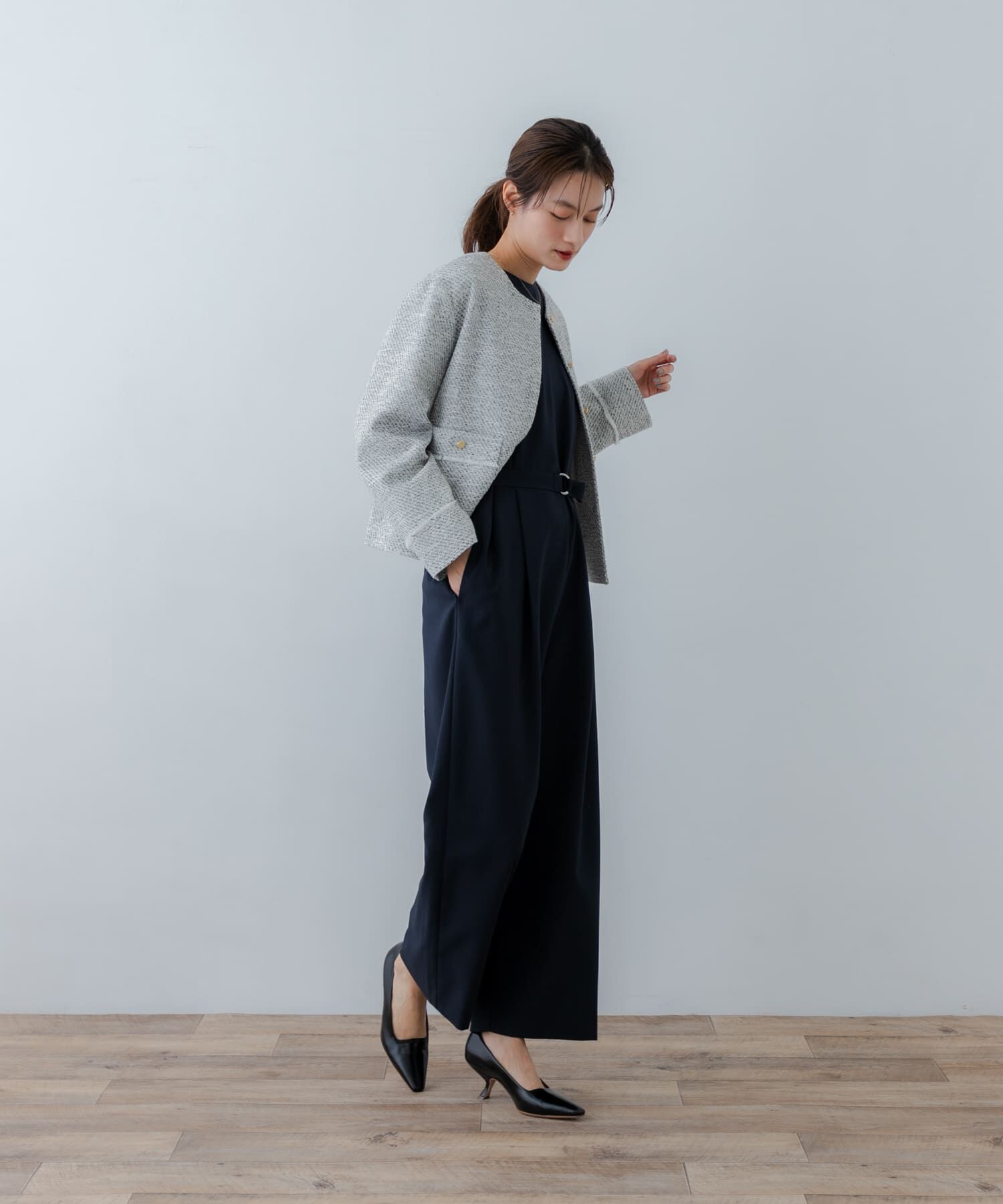 URBAN RESEARCH「『2サイズ展開』ベルト付きオールインワン」|スカート|