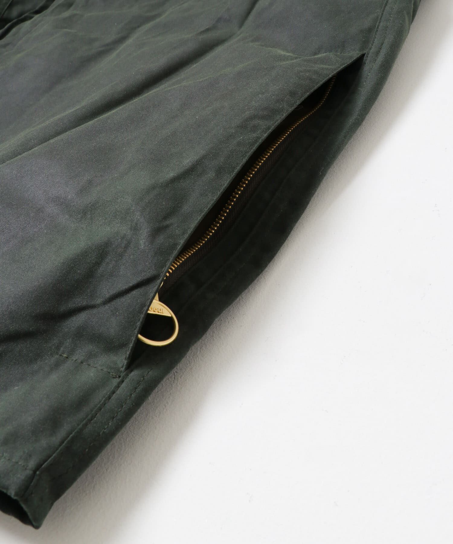 URBAN RESEARCH「Barbour　OS BEAUFORT WAX JACKET」|ノーカラーコート|